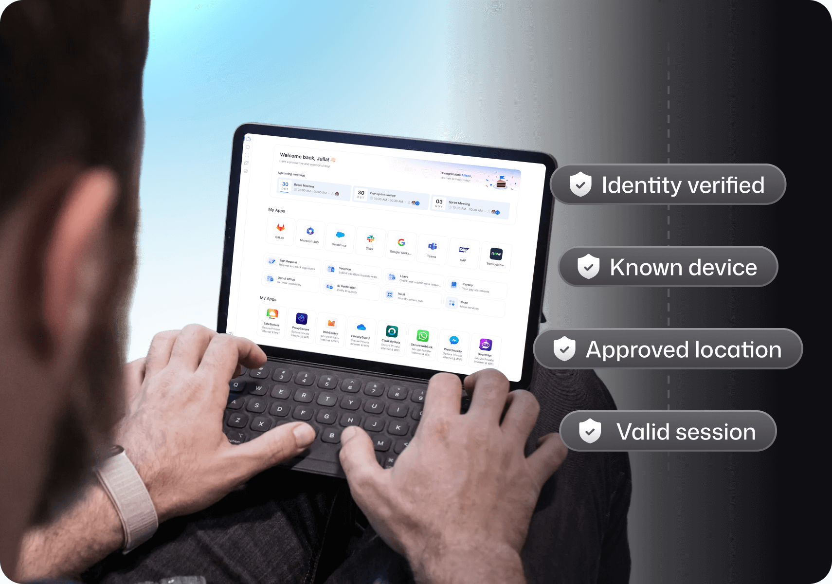 mPower-Access what matters-Apps, tools, and partner portals open based on smart, conditional access rules.-image